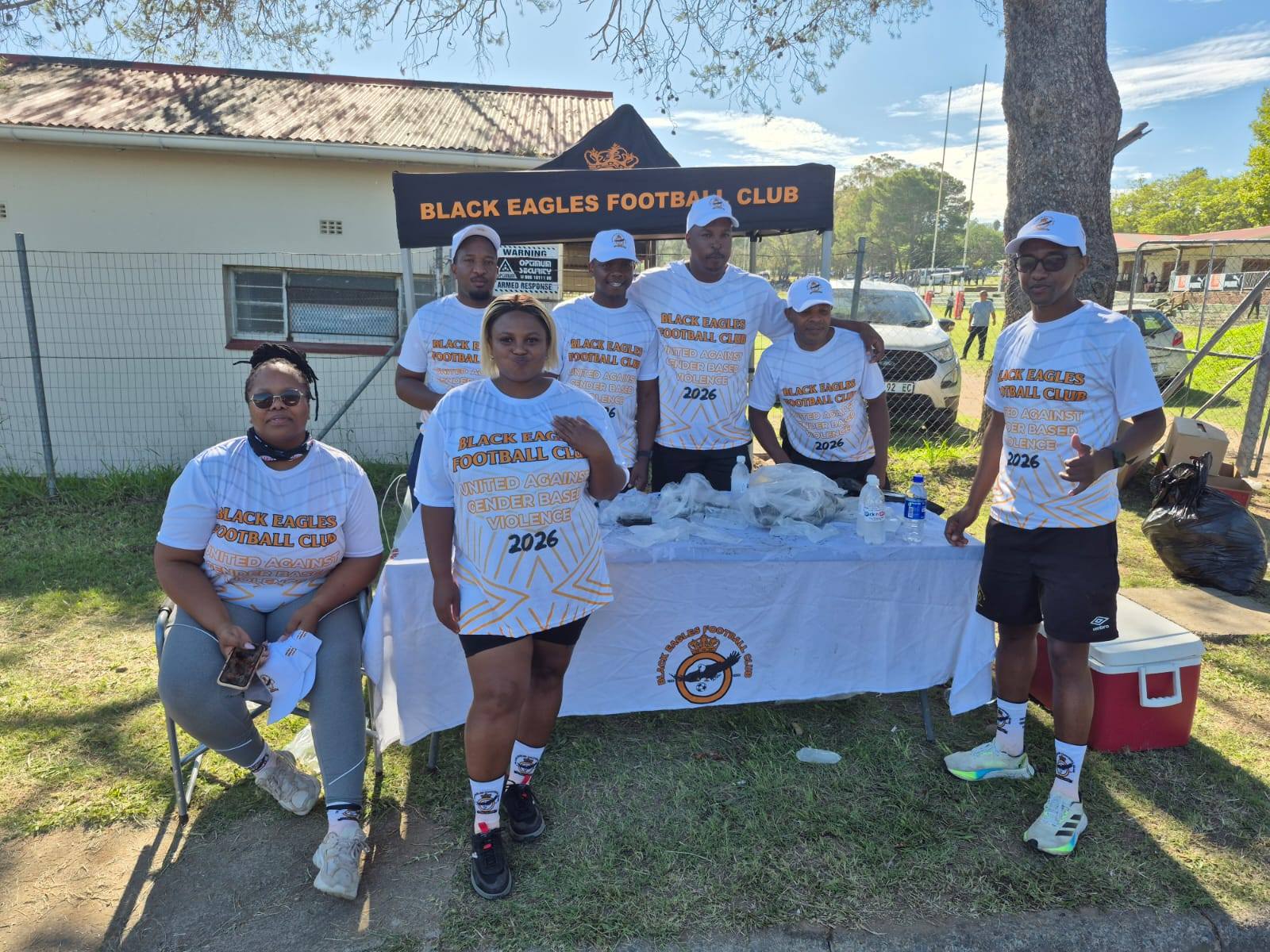 Black Eagles Supports Athletes and Champions GBV Awareness at BRAC Race